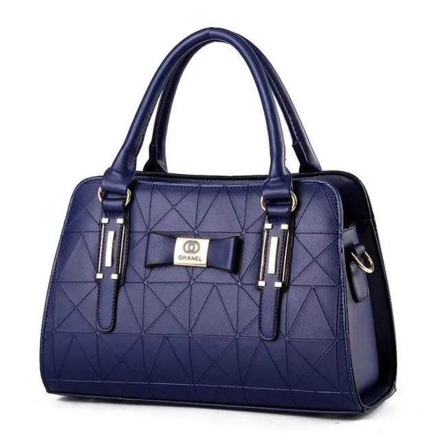 Luxus Frauen Handtasche PU Leder Schulter Taschen Dame Große Kapazität Crossbody Hand Tasche Sac A Main