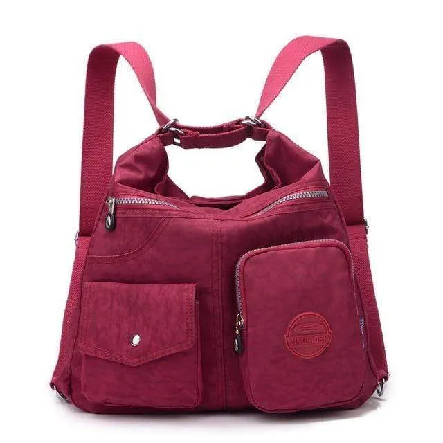 Frauen Nylon Rucksack Natürliche Schule Taschen Für Teenager Casual Weibliche Schulter Taschen Mochila Reise Bookbag Rucksack