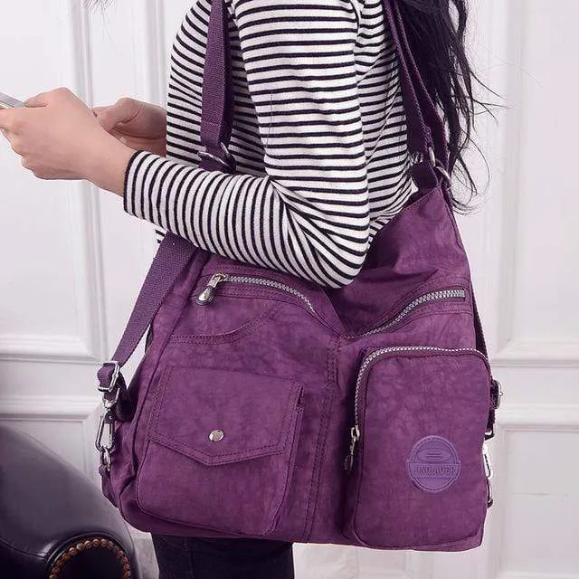 Frauen Nylon Rucksack Natürliche Schule Taschen Für Teenager Casual Weibliche Schulter Taschen Mochila Reise Bookbag Rucksack