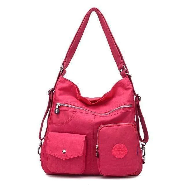 Frauen Nylon Rucksack Natürliche Schule Taschen Für Teenager Casual Weibliche Schulter Taschen Mochila Reise Bookbag Rucksack