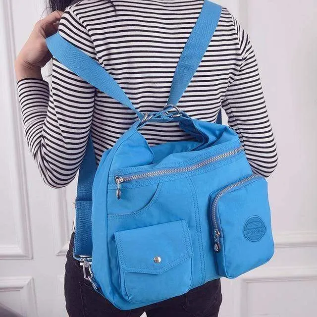 Frauen Nylon Rucksack Natürliche Schule Taschen Für Teenager Casual Weibliche Schulter Taschen Mochila Reise Bookbag Rucksack