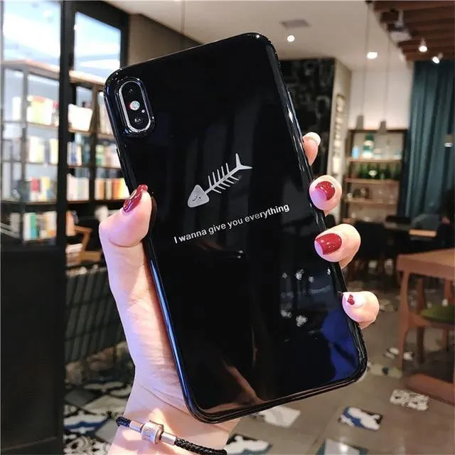 USLION Silikon-Feder-Kasten für iPhone 7 8 Plus XS maximales XR Xs Buchstabe-Telefon-Kästen für iPhone X 8 7 6 6S Plus weiche TPU rückseitige Abdeckung