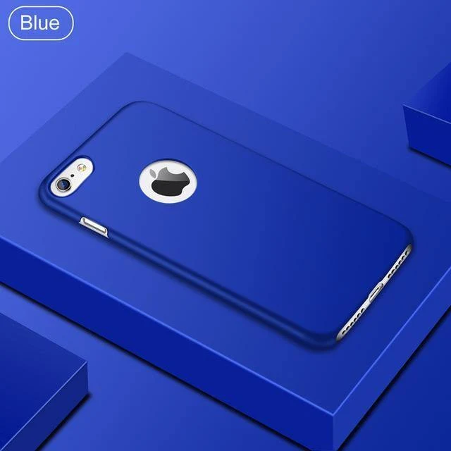 USLION Ultradünne matte PC-Hülle für iPhone 7 Plus XR XS Max X Einfache, schlichte Telefonabdeckung Coque für iPhone 6 6S Plus 5 5s SE Hüllen