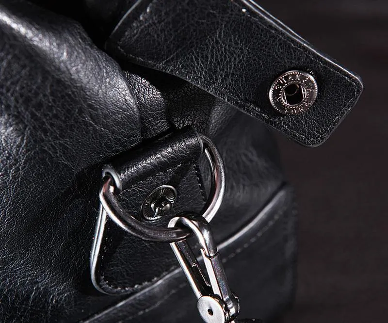 Herren Reisetaschen Gepäck Wasserdichte Koffer Seesack Big Large Capacity Taschen Casual High-Capacity PU-Leder Handtasche