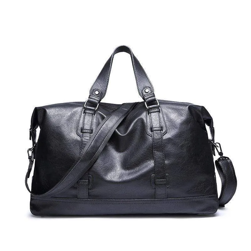 Herren Reisetaschen Gepäck Wasserdichte Koffer Seesack Big Large Capacity Taschen Casual High-Capacity PU-Leder Handtasche