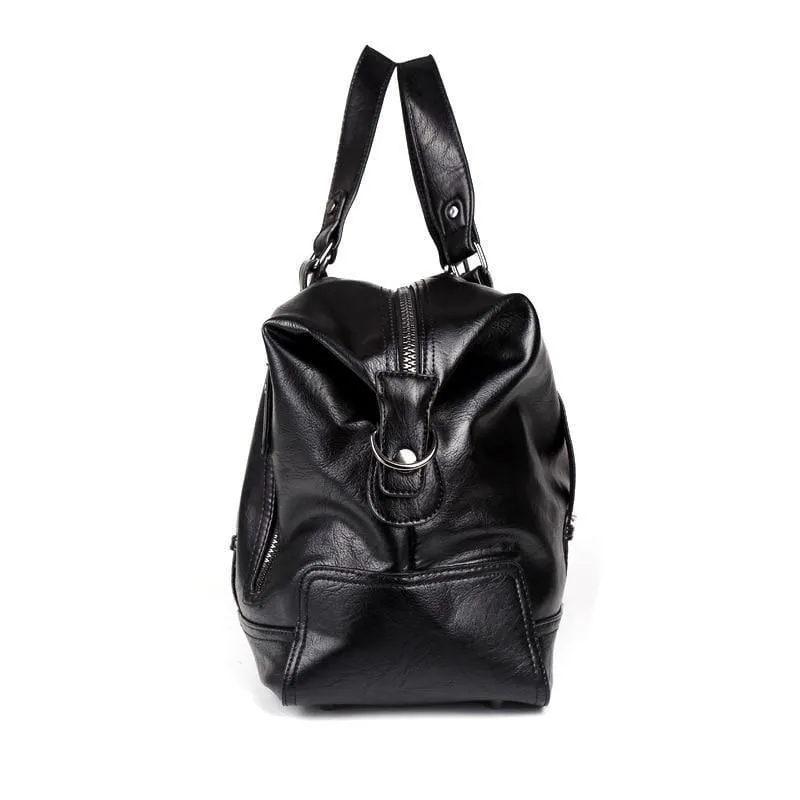 Herren Reisetaschen Gepäck Wasserdichte Koffer Seesack Big Large Capacity Taschen Casual High-Capacity PU-Leder Handtasche