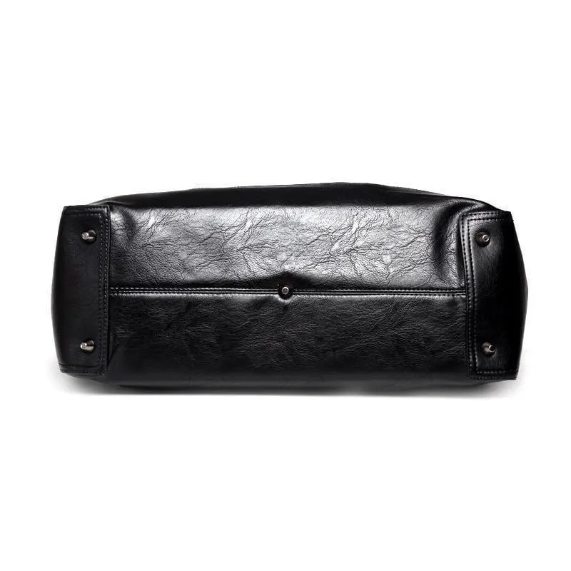 Herren Reisetaschen Gepäck Wasserdichte Koffer Seesack Big Large Capacity Taschen Casual High-Capacity PU-Leder Handtasche