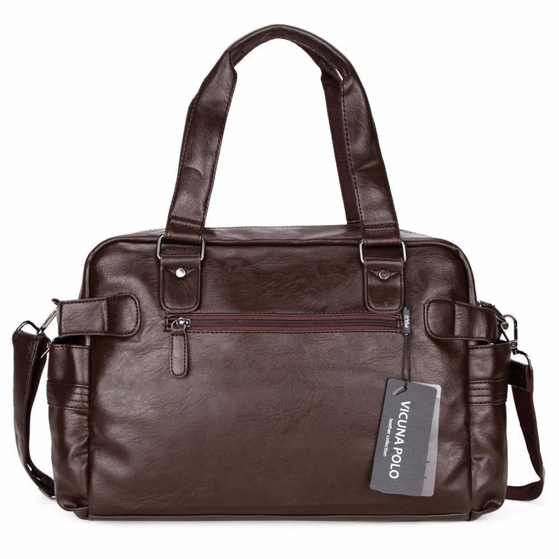 Große Kapazität Herren Leder Reisetasche Casual Hohe Qualität Mit Fronttasche Gepäck Reisetasche Handtasche Umhängetasche