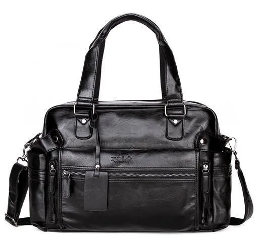 Große Kapazität Herren Leder Reisetasche Casual Hohe Qualität Mit Fronttasche Gepäck Reisetasche Handtasche Umhängetasche