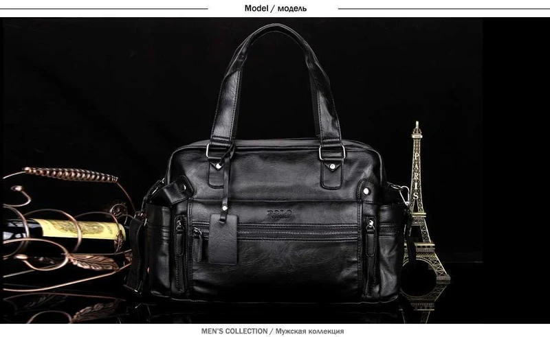 Große Kapazität Herren Leder Reisetasche Casual Hohe Qualität Mit Fronttasche Gepäck Reisetasche Handtasche Umhängetasche