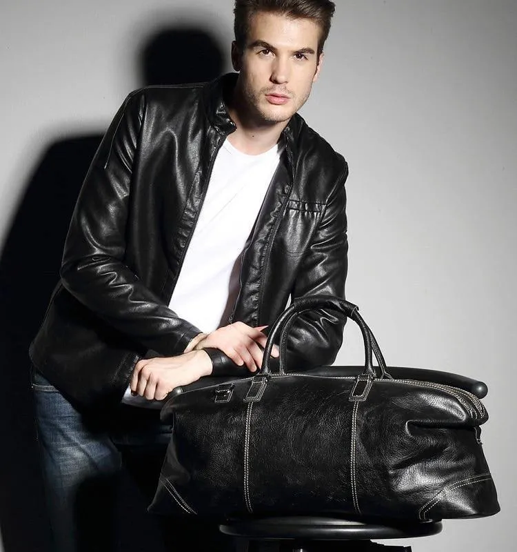 Echtes Leder Handtaschen für Männer Große Kapazität Tragbare Umhängetasche Männer Casual Reisetaschen Paket