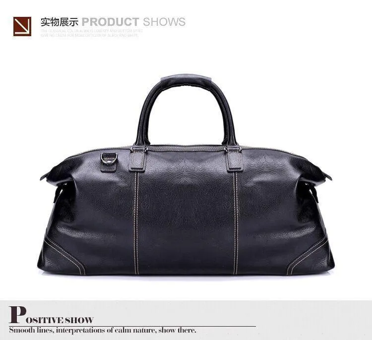 Echtes Leder Handtaschen für Männer Große Kapazität Tragbare Umhängetasche Männer Casual Reisetaschen Paket