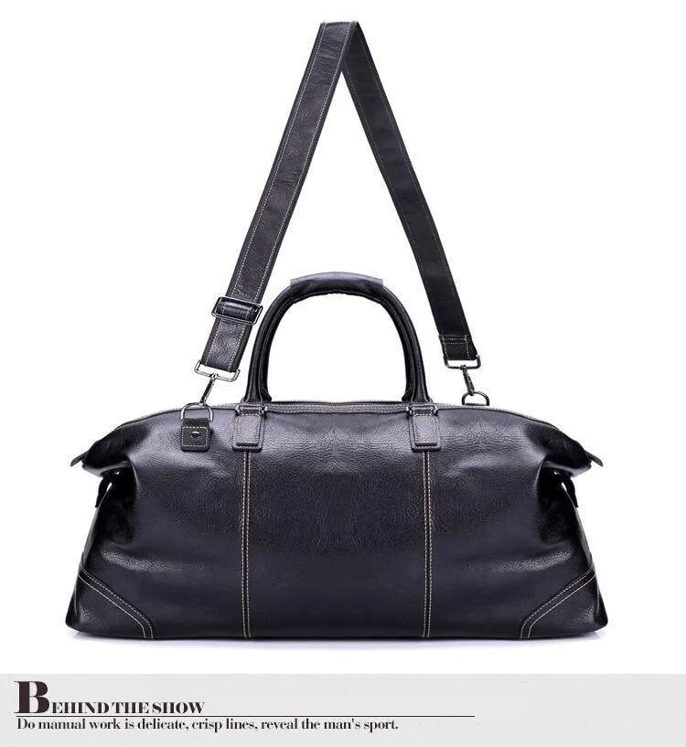 Echtes Leder Handtaschen für Männer Große Kapazität Tragbare Umhängetasche Männer Casual Reisetaschen Paket
