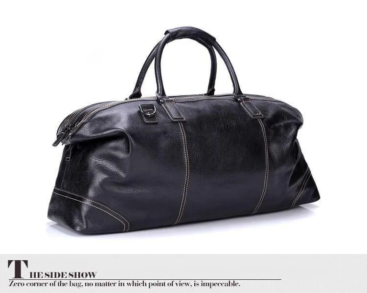 Echtes Leder Handtaschen für Männer Große Kapazität Tragbare Umhängetasche Männer Casual Reisetaschen Paket
