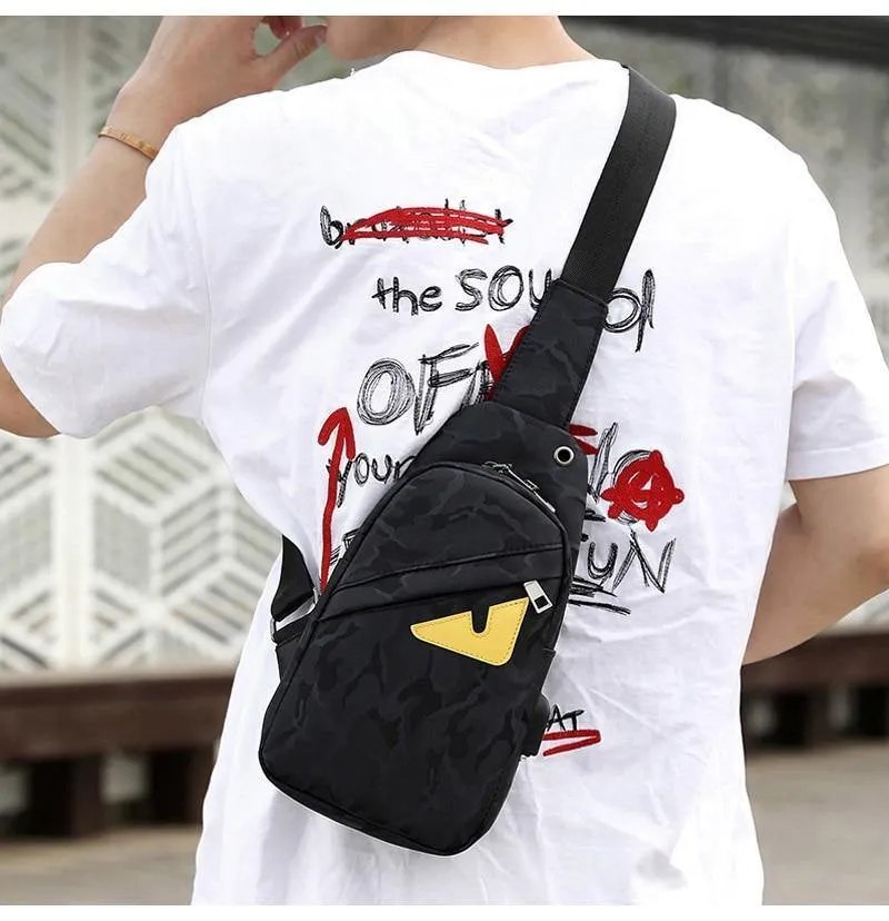 Reise männliche Brusttasche Herren Messenger Bag multifunktionale wasserdichte Umhängetaschen