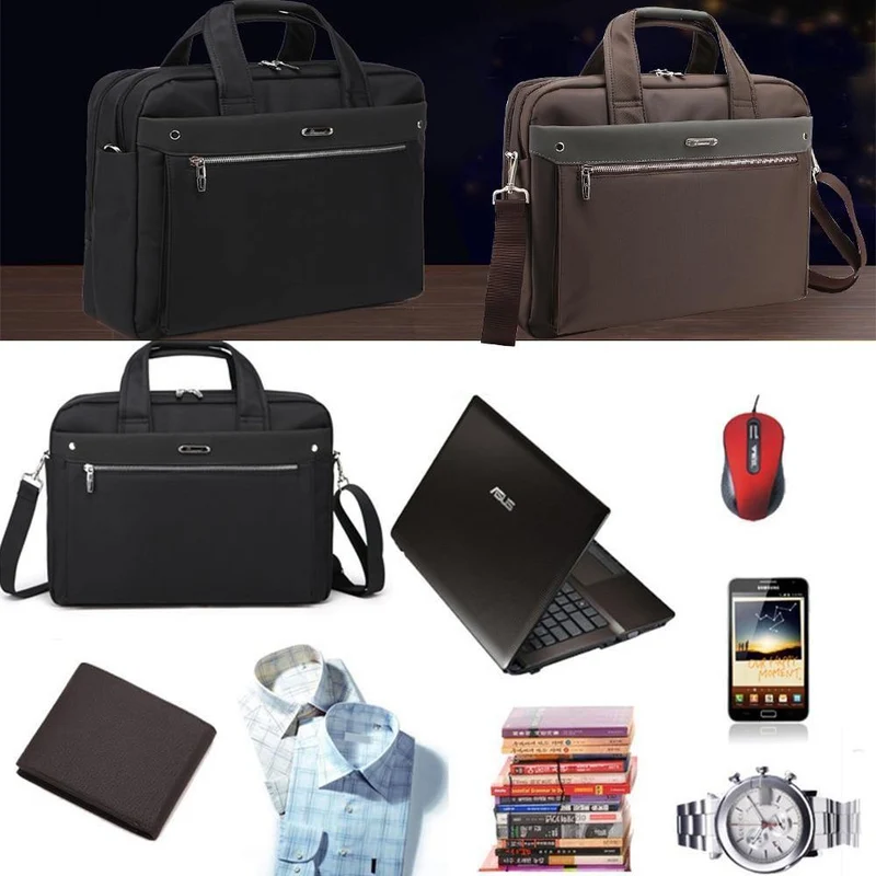 Große Kapazität Männer Einzel Schulter Büro Taschen Für Business herren Aktentasche Marke 15 16 17 Zoll Männlichen Laptop Herren Tasche