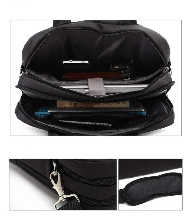 Große Kapazität Männer Einzel Schulter Büro Taschen Für Business herren Aktentasche Marke 15 16 17 Zoll Männlichen Laptop Herren Tasche