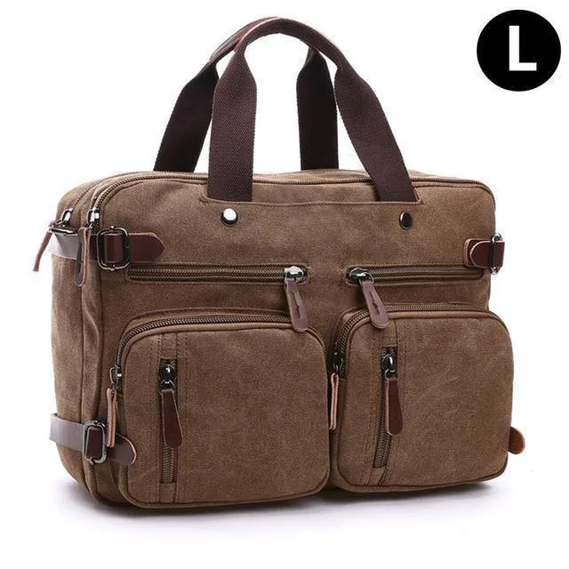 Aktentasche mann Tasche Business Schulter Messenger Tasche männer vintage Casual Laptop Handtasche männlichen Messenger Umhängetaschen zurück