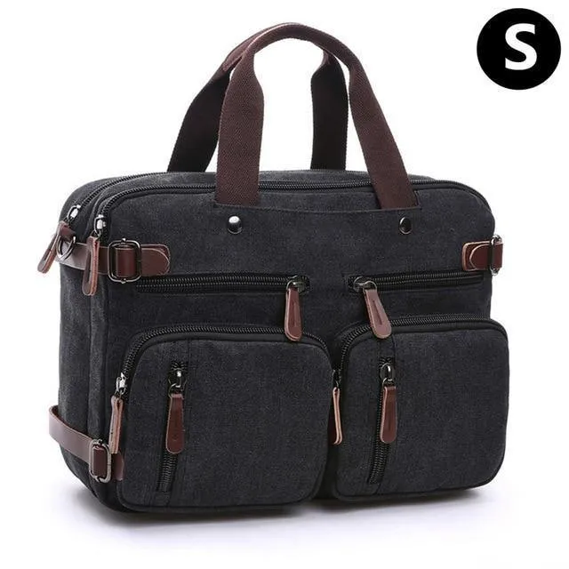 Aktentasche mann Tasche Business Schulter Messenger Tasche männer vintage Casual Laptop Handtasche männlichen Messenger Umhängetaschen zurück