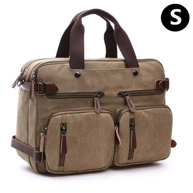 Aktentasche mann Tasche Business Schulter Messenger Tasche männer vintage Casual Laptop Handtasche männlichen Messenger Umhängetaschen zurück