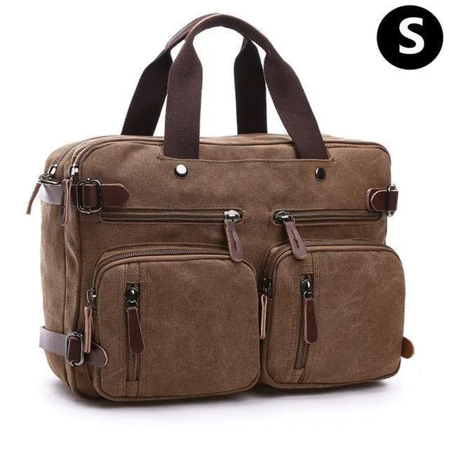 Aktentasche mann Tasche Business Schulter Messenger Tasche männer vintage Casual Laptop Handtasche männlichen Messenger Umhängetaschen zurück