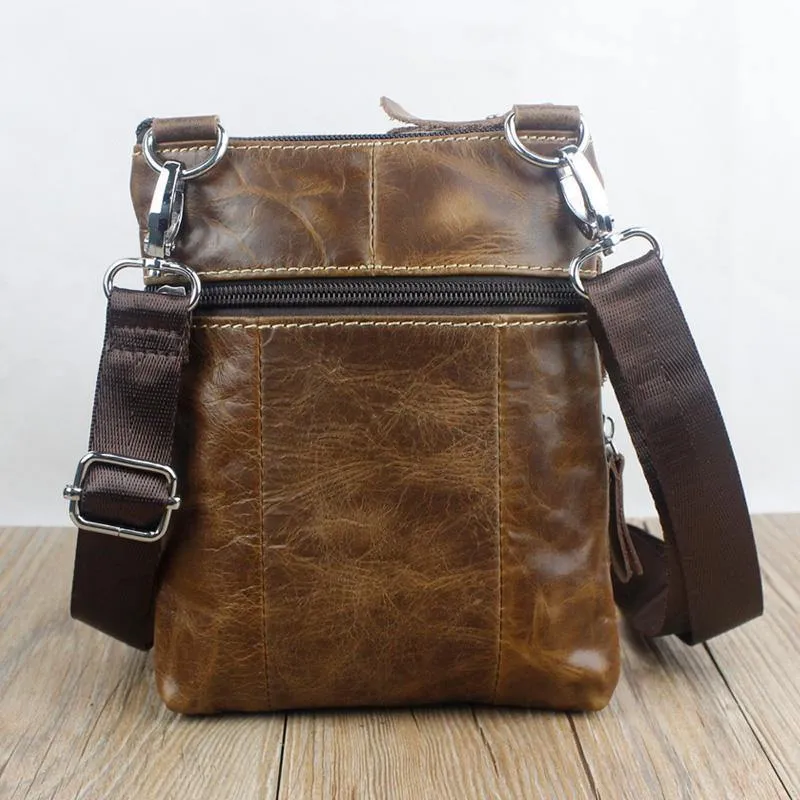 Tasche männer Schulter Echtes Leder taschen Flap Kleine männer mann umhängetaschen für männer natürliche Leder tasche M701