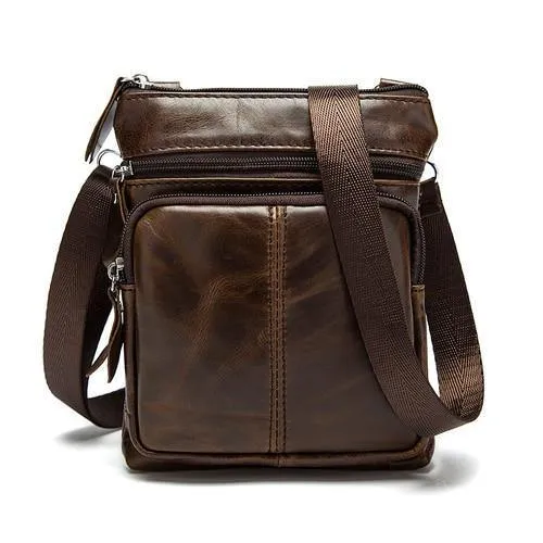 Tasche männer Schulter Echtes Leder taschen Flap Kleine männer mann umhängetaschen für männer natürliche Leder tasche M701