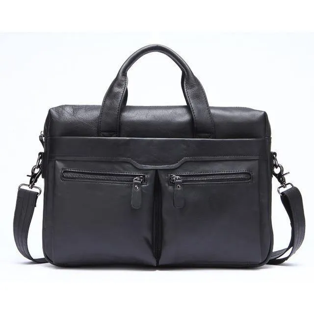 Leder Männer Taschen Business Aktentasche männer Laptop Tasche Mann Vintage Umhängetasche Schulter Handtasche Männliche Messenger Tasche Portfolio