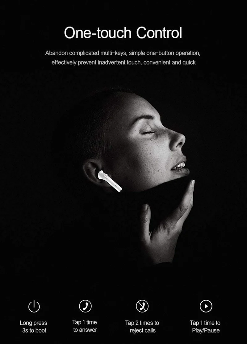 TWS Kabelloses Bluetooth-Kopfhörer-Headset für iPhone Xs Max XR 7 8, USAMS Bluetooth-Kopfhörer für Samsung Xiaomi mit Ladebox