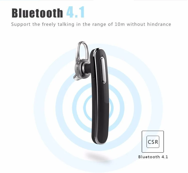 USAMS Stereo Bluetooth Kopfhörer Headset In-Ear Bluetooth Wireless 4.1 Für iPhone Samsung Xiaomi In-Ear-Kopfhörer Mikrofon Handfrei