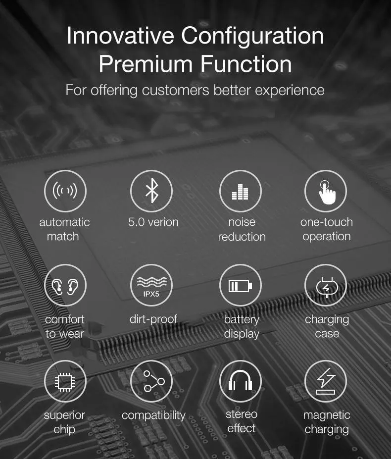 CAFELE In-Ear Bluetooth-Kopfhörer Drahtlose Ohrhörer Metall Heavy Bass Business-Kopfhörer High-Fidelity-Klangqualität für Sportmusik