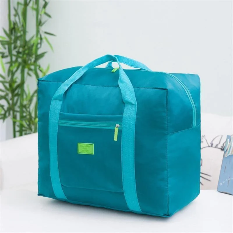 Mode Falten Tragbare Reisetasche Nylon Wasserdicht Reisenden Liebe Tasche Große Kapazität Hand Gepäck Tasche SNB003