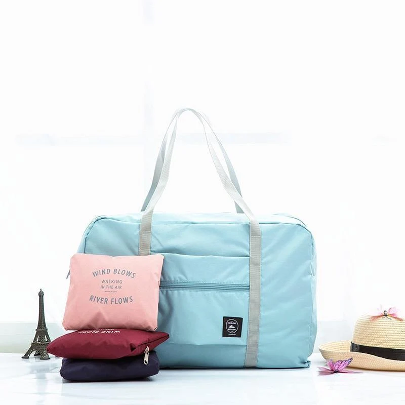 Reisetaschen Frauen Männer Große Kapazität Falten Reisetasche Organizer Verpackung Würfel Gepäck Mädchen Wochenende Tasche