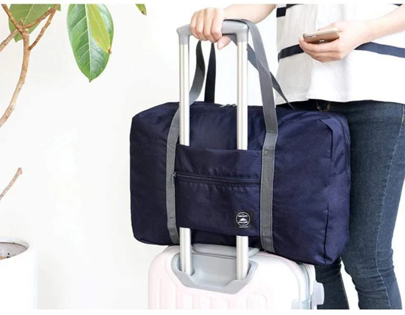 Reisetaschen Frauen Männer Große Kapazität Falten Reisetasche Organizer Verpackung Würfel Gepäck Mädchen Wochenende Tasche