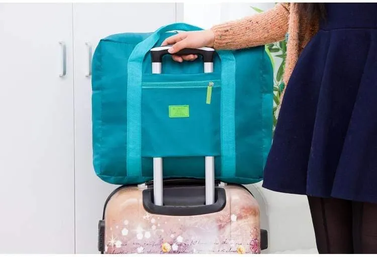 Mode Wasserdichte Reisetasche Große Kapazität Tasche Frauen Nylon Falttasche Unisex Gepäck Reise Handtaschen Unisex Reisetaschen
