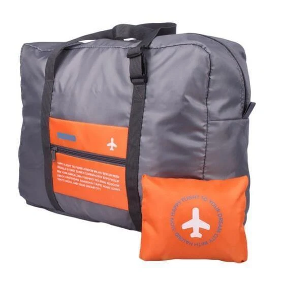 Wasserdichte Nylon Reisetaschen Organizer Verpackung Würfel Frauen Männer Große Kapazität Falten Reisetasche Gepäck Mädchen urlaub Tasche