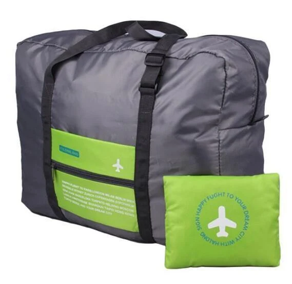 Wasserdichte Nylon Reisetaschen Organizer Verpackung Würfel Frauen Männer Große Kapazität Falten Reisetasche Gepäck Mädchen urlaub Tasche