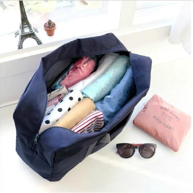 Voyage Weekend Duffel Handgepäck Duffle Nylon faltbare Damen Reisetasche weiblich große Kapazität Kabinenhandtasche