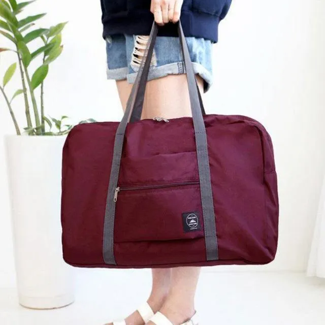 Voyage Weekend Duffel Handgepäck Duffle Nylon faltbare Damen Reisetasche weiblich große Kapazität Kabinenhandtasche