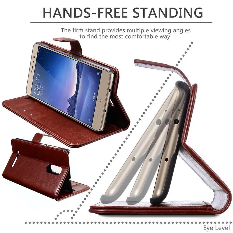 Xiaomi Redmi Note 3 Pro Hülle Redmi Note 3 Hülle TOMKAS Flip Leder Brieftasche Hülle für Xiaomi Redmi Note 3 Pro Prime Telefon
