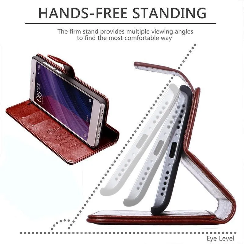 TOMKAS Telefon Fall Für Coque Xiaomi Redmi 4 Pro Redmi 4 Fällen Flip Leder Abdeckung Brieftasche Fall Für Xiaomi Redmi 4 4Pro Prime