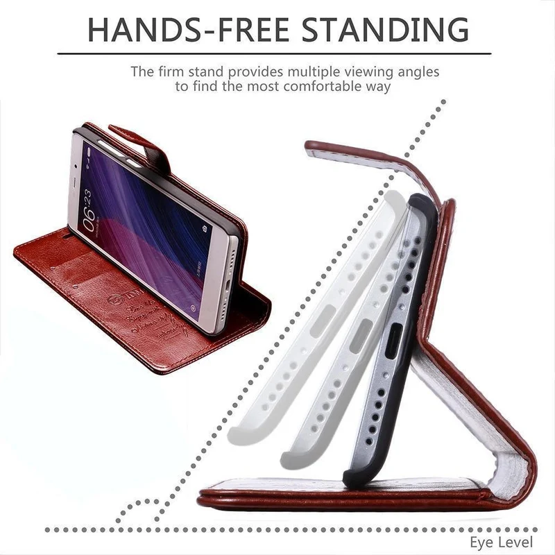 TOMKAS Telefon Fall Für Coque Xiaomi Redmi 4 Pro Redmi 4 Fällen Flip Leder Abdeckung Brieftasche Fall Für Xiaomi Redmi 4 4Pro Prime