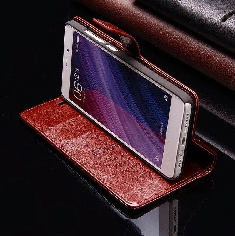TOMKAS Telefon Fall Für Coque Xiaomi Redmi 4 Pro Redmi 4 Fällen Flip Leder Abdeckung Brieftasche Fall Für Xiaomi Redmi 4 4Pro Prime