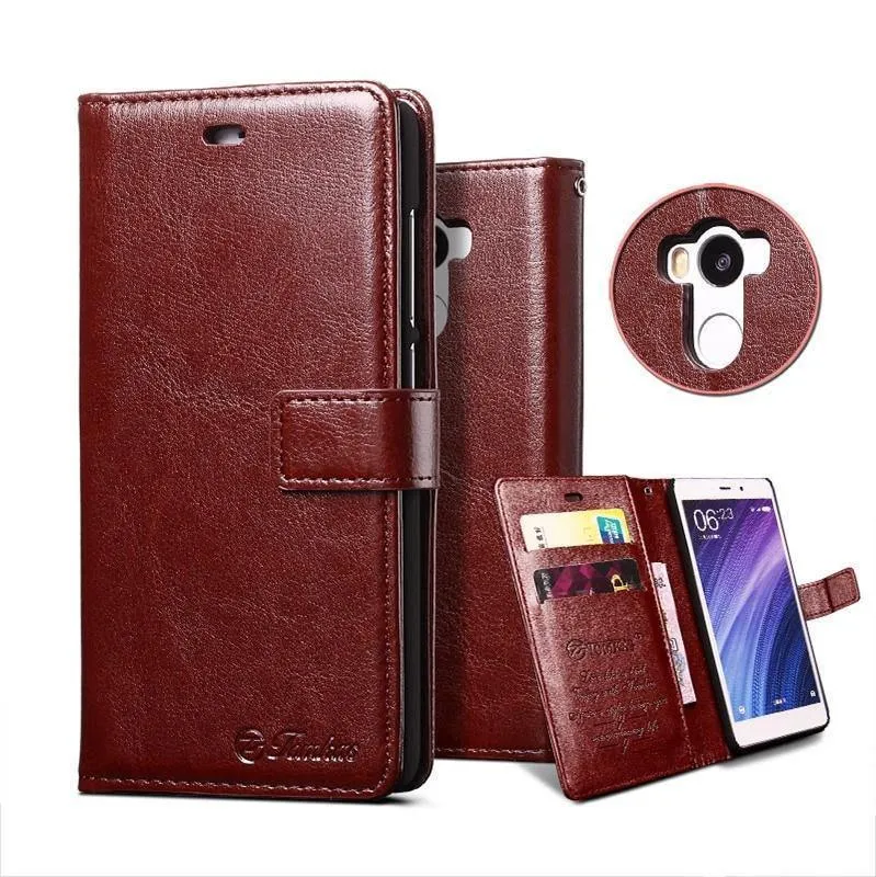 TOMKAS Telefon Fall Für Coque Xiaomi Redmi 4 Pro Redmi 4 Fällen Flip Leder Abdeckung Brieftasche Fall Für Xiaomi Redmi 4 4Pro Prime