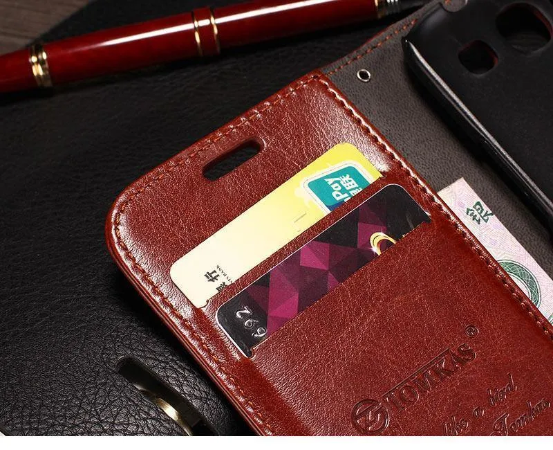 TOMKAS S3 Brieftasche PU Ledertasche Für Samsung Galaxy S3 i9300 Luxus Telefon Abdeckung Fällen KickStand Design mit Karte Halter