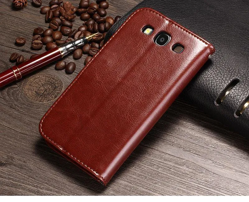 TOMKAS S3 Brieftasche PU Ledertasche Für Samsung Galaxy S3 i9300 Luxus Telefon Abdeckung Fällen KickStand Design mit Karte Halter