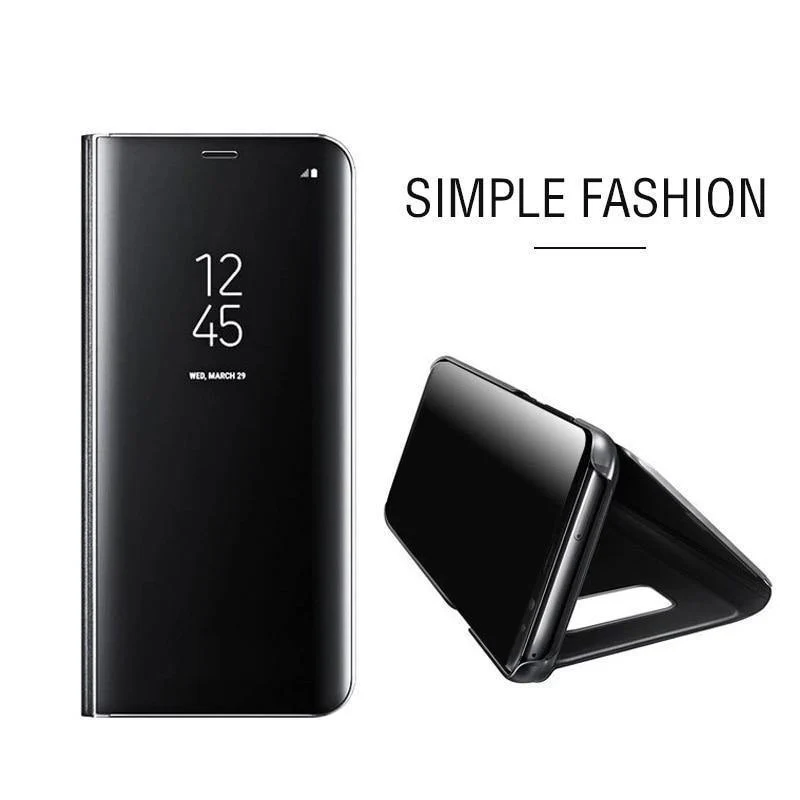 Smart Mirror Flip-Telefonhülle für Samsung Galaxy S9 S8 S7 S6 Edge Plus View Cover für Note 9 8 J5 J7 A5 A6 A7 A8 2017 2018 Hülle