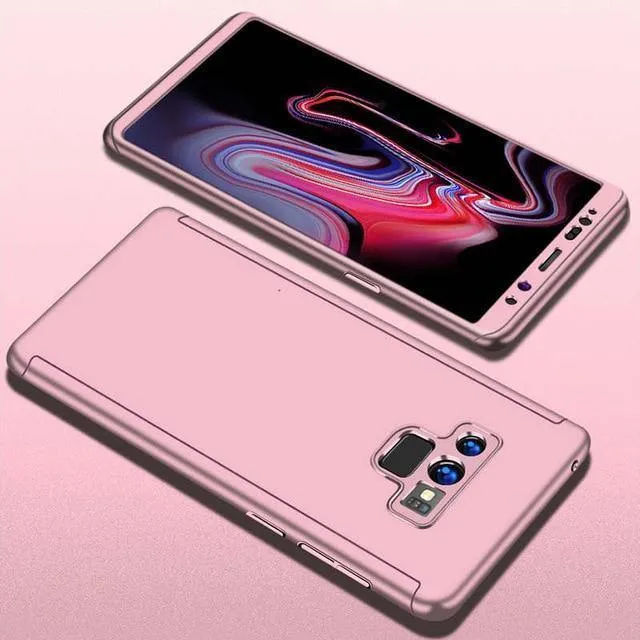 ZNP 360 Vollschutz-Telefonhülle für Samsung Galaxy Note 8 9 A3 A5 A7 Schutzhülle für Samsung S8 S9 Plus S7 Edge Note 9 8 Hüllen