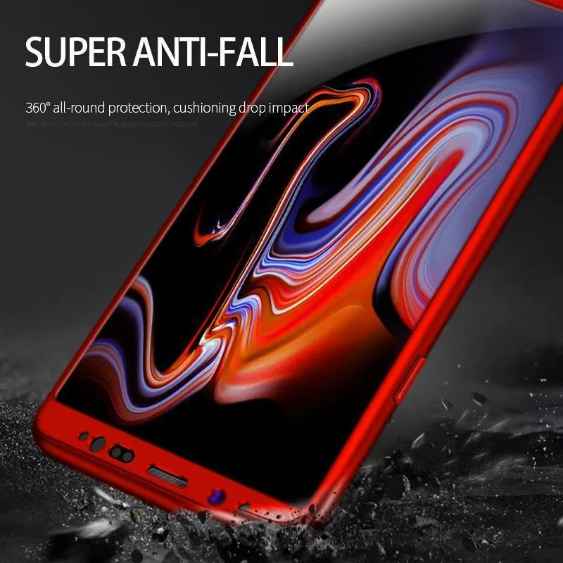 ZNP 360 Vollschutz-Telefonhülle für Samsung Galaxy Note 8 9 A3 A5 A7 Schutzhülle für Samsung S8 S9 Plus S7 Edge Note 9 8 Hüllen