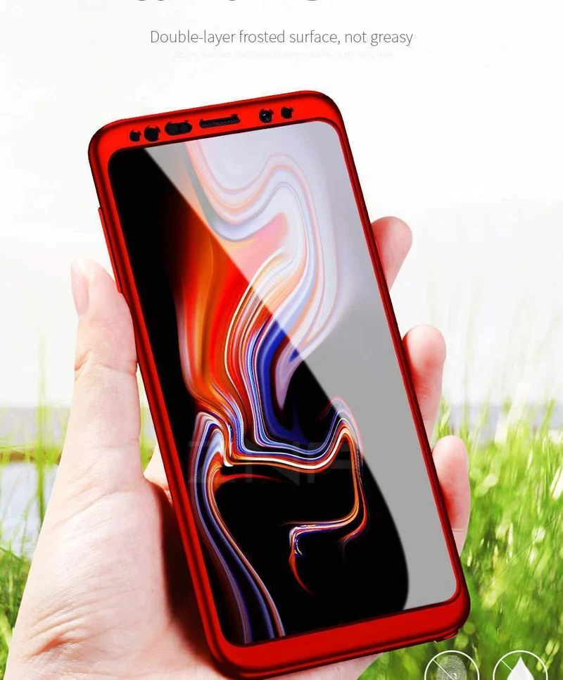 ZNP 360 Vollschutz-Telefonhülle für Samsung Galaxy Note 8 9 A3 A5 A7 Schutzhülle für Samsung S8 S9 Plus S7 Edge Note 9 8 Hüllen